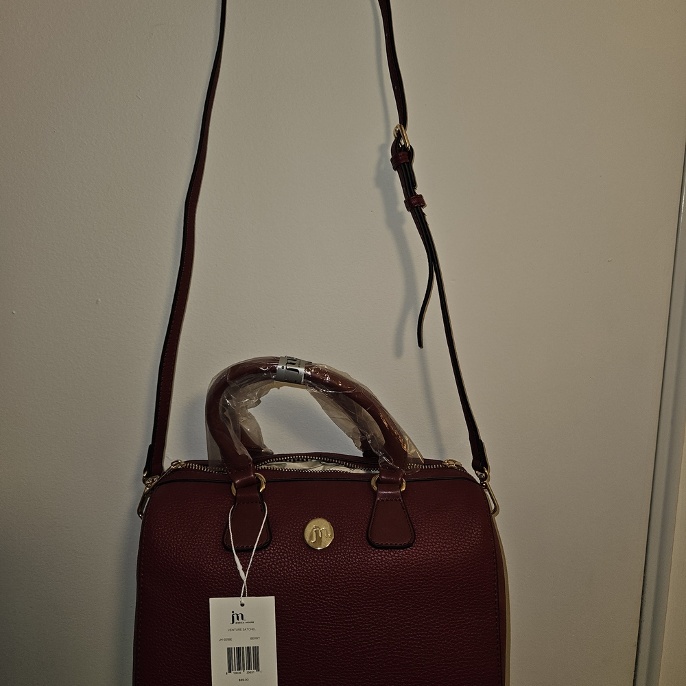 Collection Burgundy Dome Satchel - - Picture 2 of 7